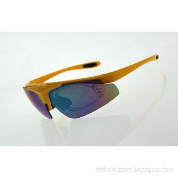 Filter Sun Glare Polarized Cycling Sunglasses With Clip-on